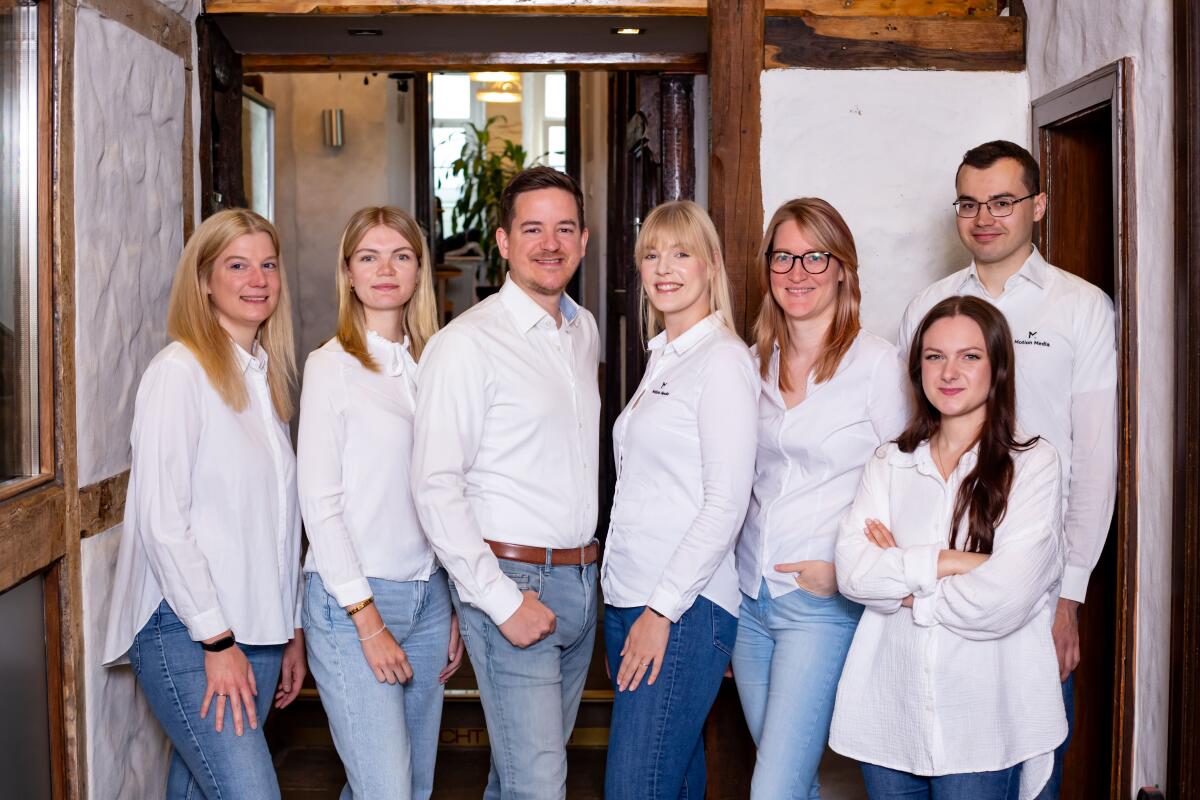 Das Team der Motion Media GmbH in der Marienstraße 9 in Osnabrück